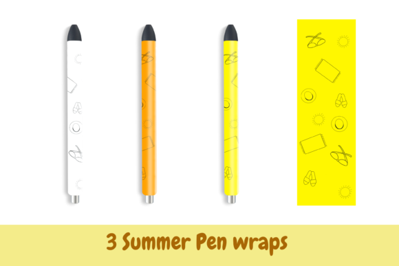 Download Pen Wraps 3 Designs Summer Hot Season - Pen wraps Collection