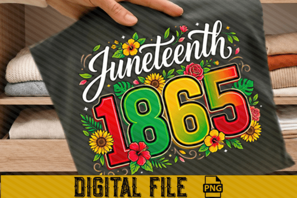 Download Juneteenth 1865 Floral June 18 Pride Png - Pride png Collection