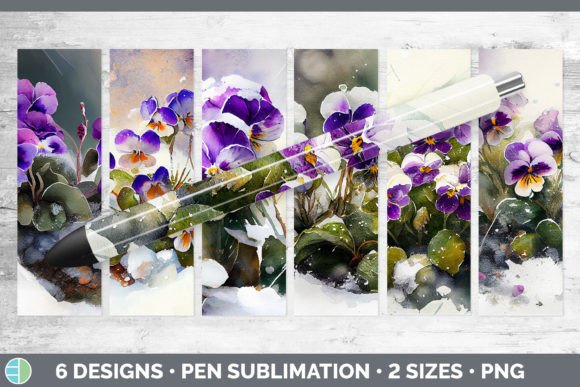 Download Snowy Violet Pen Wraps | Epoxy Sublimati - Pen wraps Collection