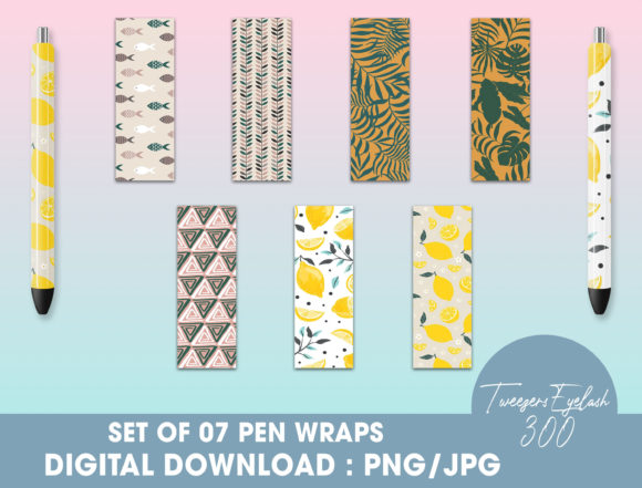 Download Boho Summer Pen Wraps Set - Pen wraps Collection