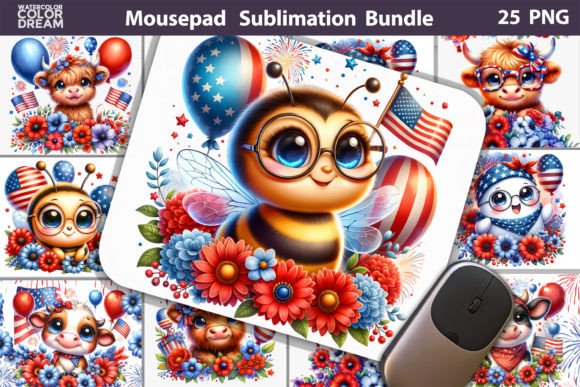 Download Patriotic Mouse Pad Bundle - Mouse pad bundle Collection