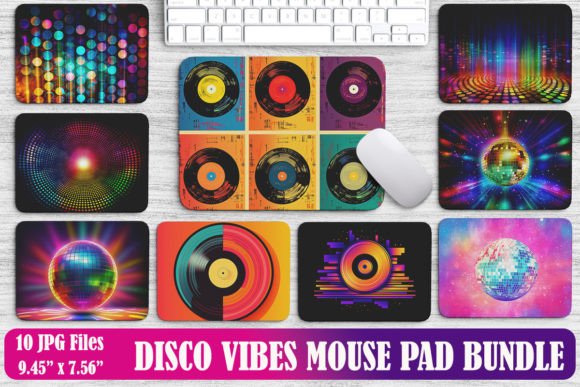 Download Disco Vibes Mouse Pad Bundle - Mouse pad bundle Collection