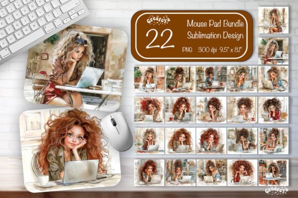 Download Mouse Pad Bundle Boss Lady Sublimation - Mouse pad bundle Collection