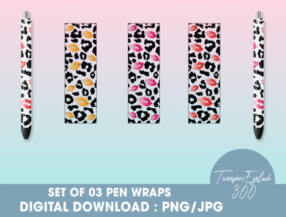 Download Kiss Leopard Pen Wraps PNG - Pen wraps Collection