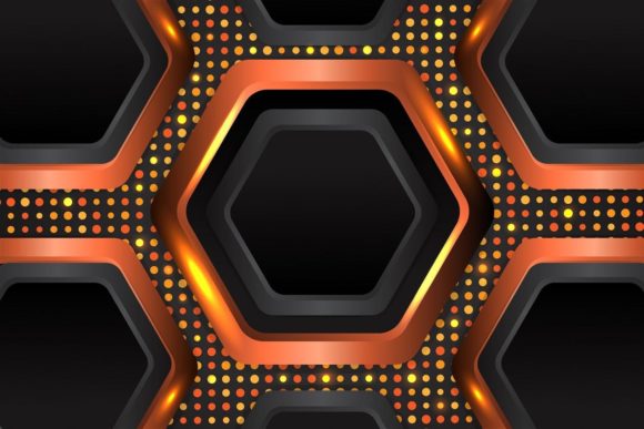 Download Abstract Background Bronze Polygon Shape - Premium Resources