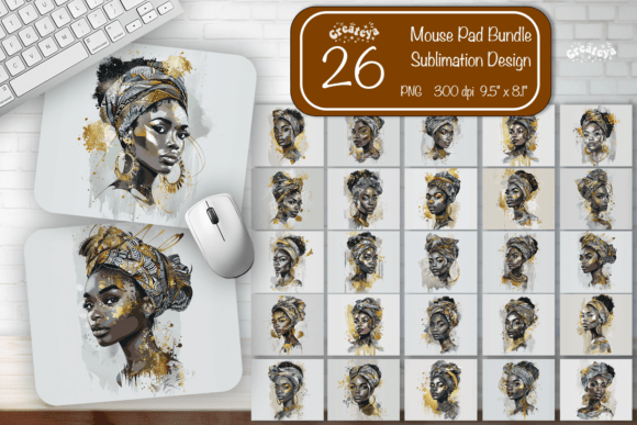 Download African American Mouse Pad Bundle - Mouse pad bundle Collection