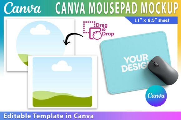Download Mouse Pad Bundle Canva Template - Mouse pad bundle Collection